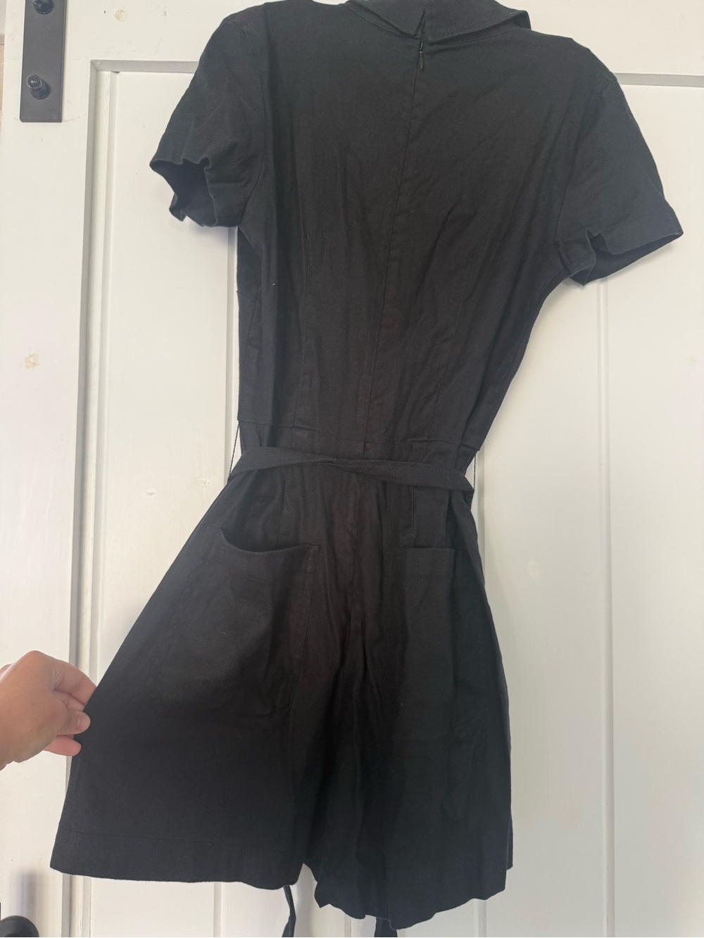 NWT Anthropologie Maeve black romper - Picture 3 of 4